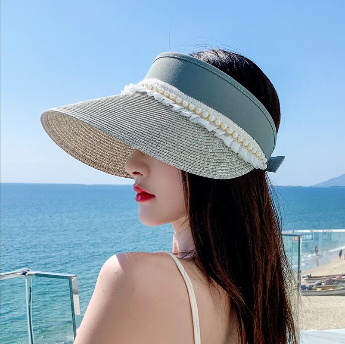 夏レディース帽子★空のトップアイスシルク日よけ帽★日よけ帽★ファッションハット★紫外線対策