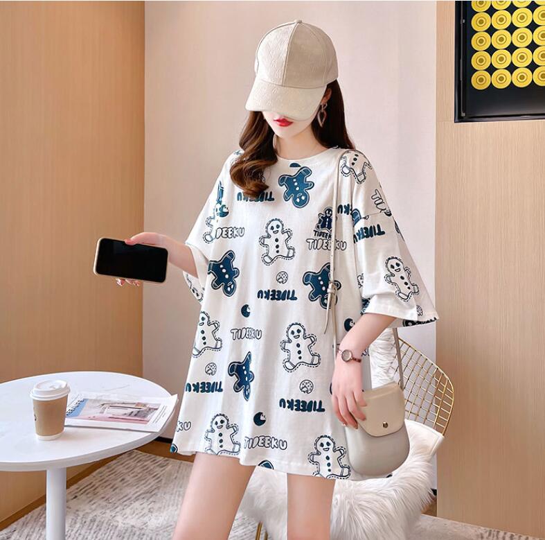 韓国風　レディース　半袖Tシャツ　新しい夏，気質，ファッションTシャツ　学生Tシャツ★M-2X