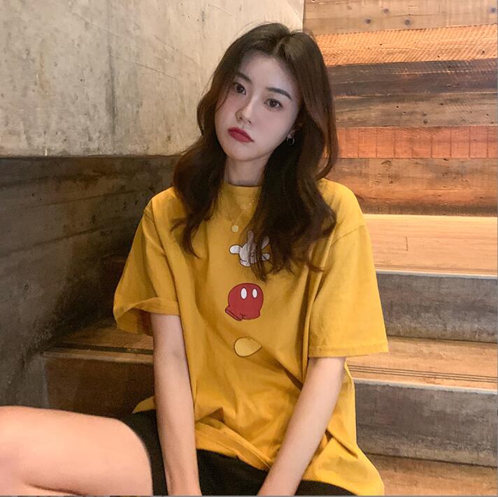 韓国風　レディース　半袖Tシャツ　新しい夏，気質，ファッションTシャツ　学生Tシャツ★M-X