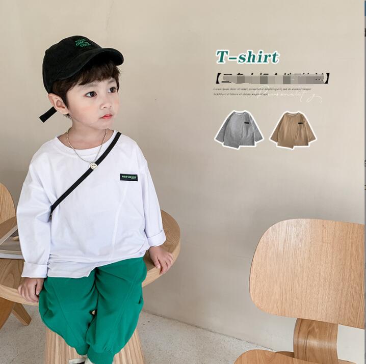 子供服春秋服★男の子Tシャツ★ファッションTシャツ子供春服★潮流子供春服★90-130