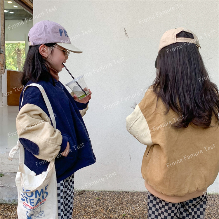 コート　　キッズ 　子供服　 キッズ女の子　 春着　野球ユニフォーム 　ファッションコート