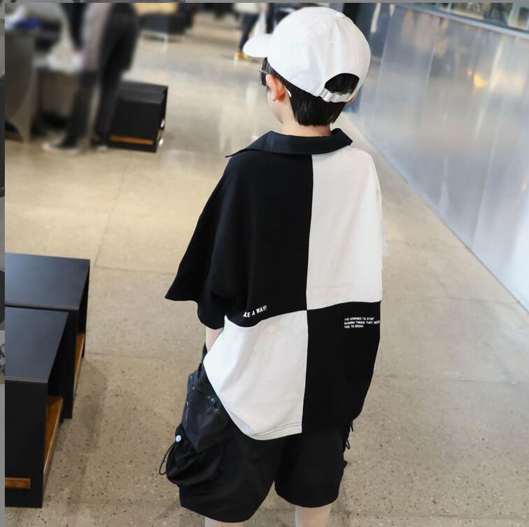 子供服夏服★男の子半袖Tシャツ★ファッショ半袖Tシャツ子供夏服★韓国風子供夏服★110-170