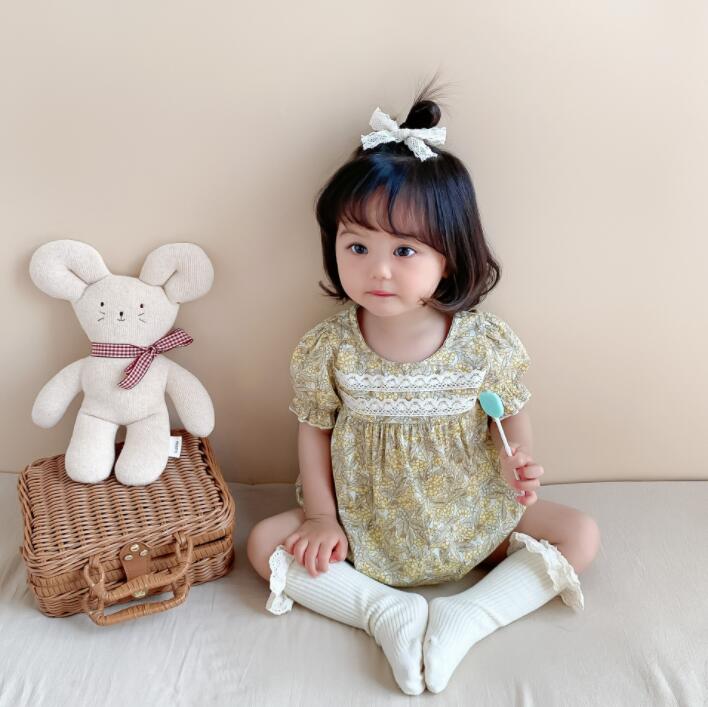 超人気韓国風ベビー服　夏ロンパース　　赤ちゃん オーバーオール ベビー服，半袖ロンパース★66-100