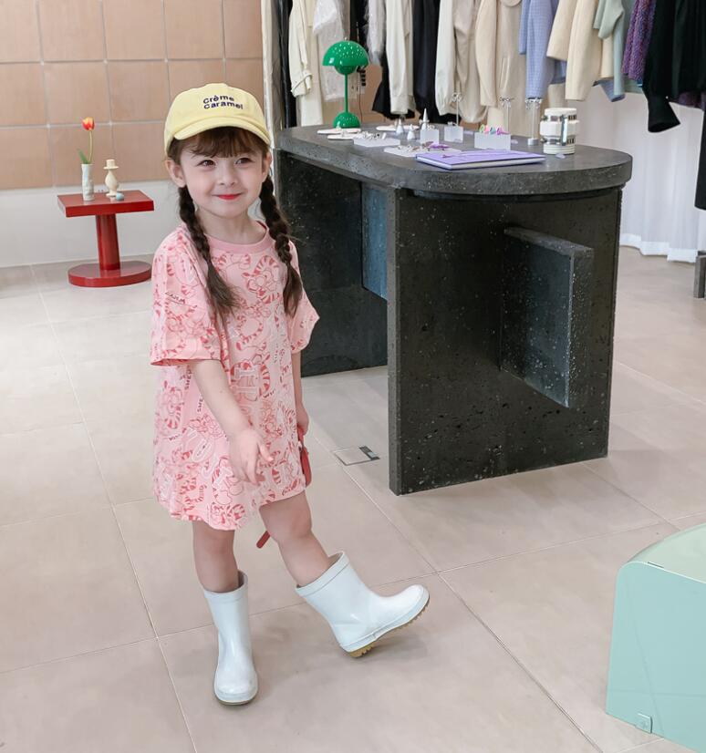 子供服夏服★女の子半袖ドレス★ファッションドレス子供夏服★韓国風子供夏服★80-130