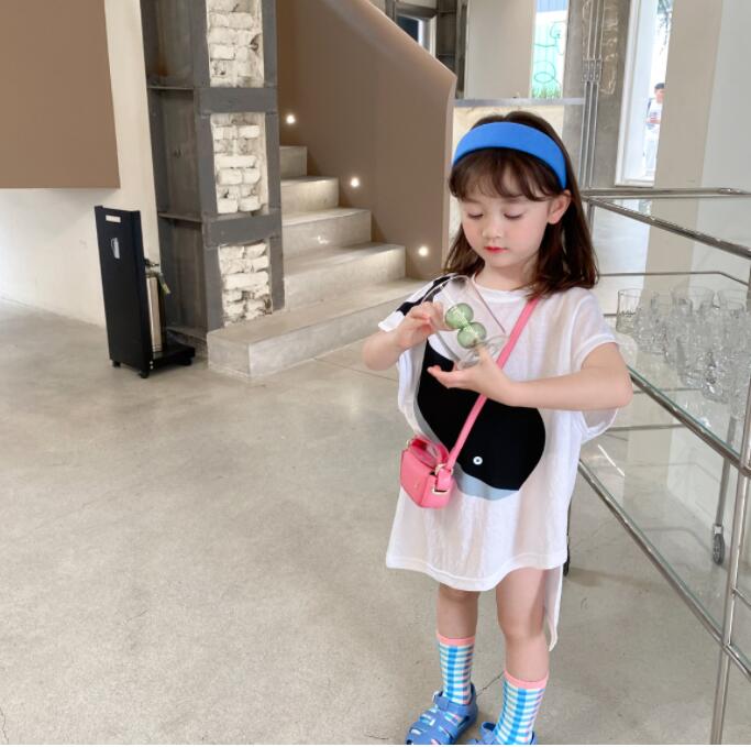 子供服夏服★女の子半袖Tシャツ★ファッションTシャツ子供夏服★韓国風子供夏服★90-140