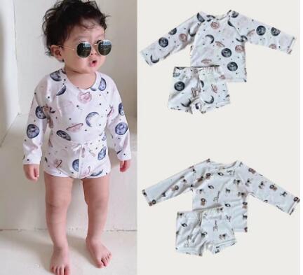 子供用アパレル　キッズ用水着　水泳服　スイミング　80-130