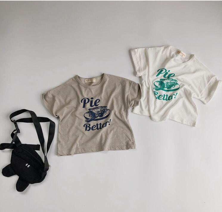 子供服夏服★男の子女の子半袖Tシャツ★ファッションTシャツ子供服★韓国風子供夏服★80-130