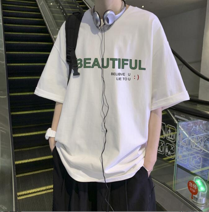 韓国風  Tシャツ　半袖Tシャツ　夏の新しい　スポーツウェア　ファッションTシャツ★S-5X