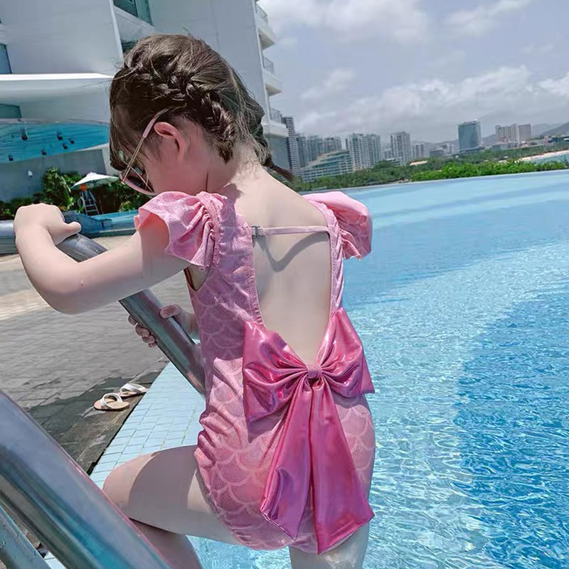 韓国風子供水着 キッズ 女の子 ベビー 子供用 オールインワン　連体水着 uvカット キッズ水着