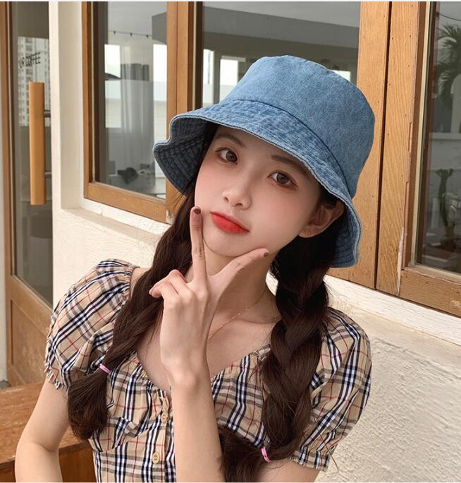 夏レディース帽子★薄い漁師の帽子★日焼け止め、日よけ帽★ファッションハット★紫外線対策