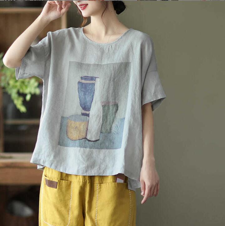韓国風　レディース　半袖Tシャツ　夏新しい，気質，ファッションTシャツ　，Tシャツ★M-3X