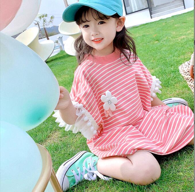 子供服夏服★女の子半袖ドレス★ファッションドレス★韓国風子供夏服★80-140