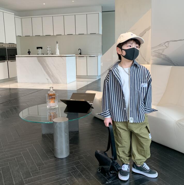 子供服春秋服★男の子シャツ★ファッションシャツ子供春服★潮流子供春服★90-140