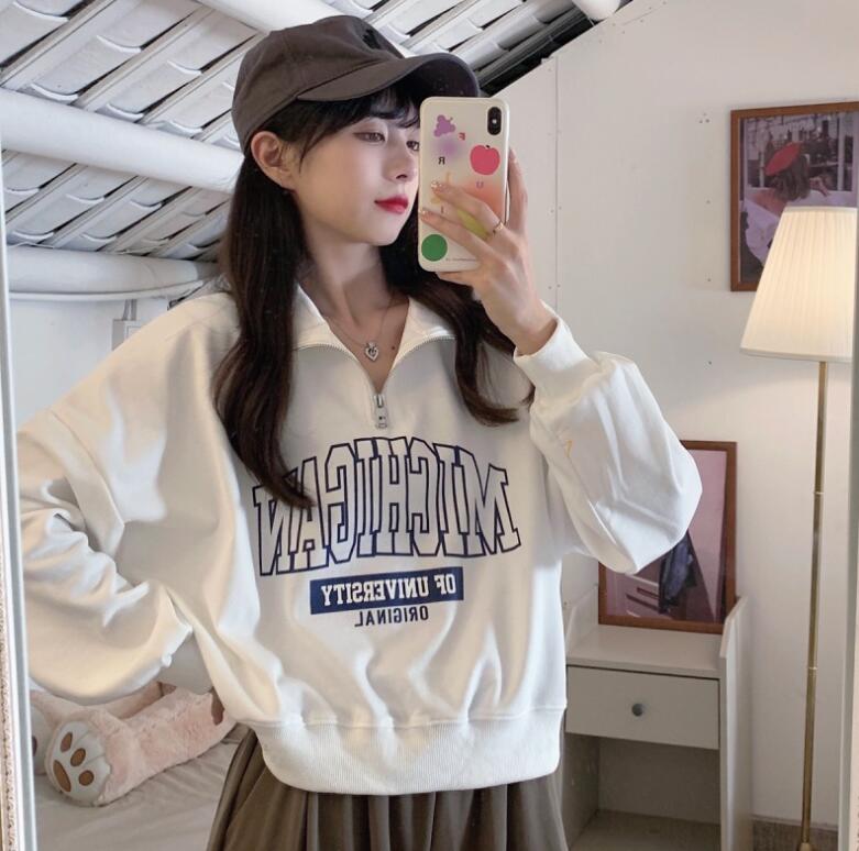 韓国風　レディース　パーカー　春秋新作　カジュアル　ファッションパーカー　ブラウス★M-XL