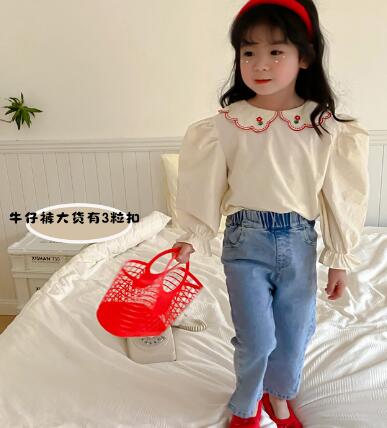 子供用服装　ボトムス　パンツ　デニムズボン　80-130