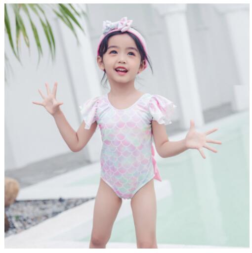 韓国風子供水着 キッズ 女の子 ベビー 子供用 オールインワン　連体水着 uvカット キッズ水着