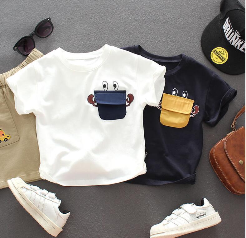 子供服夏服★男の子半袖Tシャツ★ファッションTシャツ子供服★韓国風子供夏服★90-130