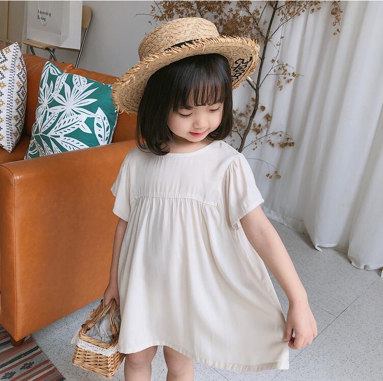 子供服夏服★女の子半袖ドレス★ファッションドレス子供服★韓国風子供夏服★80-130