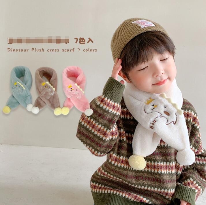秋冬 子供のスカーフ　厚い暖かい ビブ 男の子女の子　可愛い マフラー  スカーフ