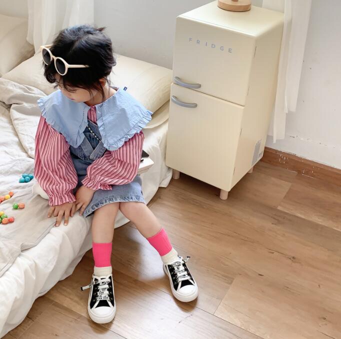 子供服春秋服★女の子シャツ★ファッションシャツ子供春服★潮流子供春服★90-130