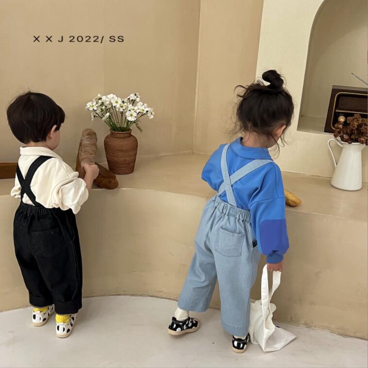 子供服春秋服★男の子女の子サロペットパンツ★ファッションパンツ子供春服★潮流子供春服★80-130