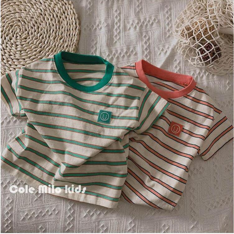 子供服夏服★男の子女の子半袖Tシャツ★ファッションTシャツ子供服★韓国風子供夏服★80-130