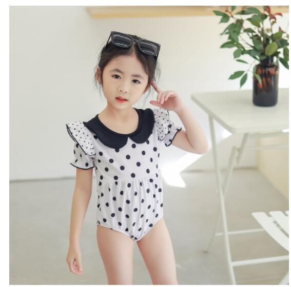 韓国風子供水着 キッズ 女の子 ベビー 子供用 オールインワン　連体水着 uvカット キッズ水着