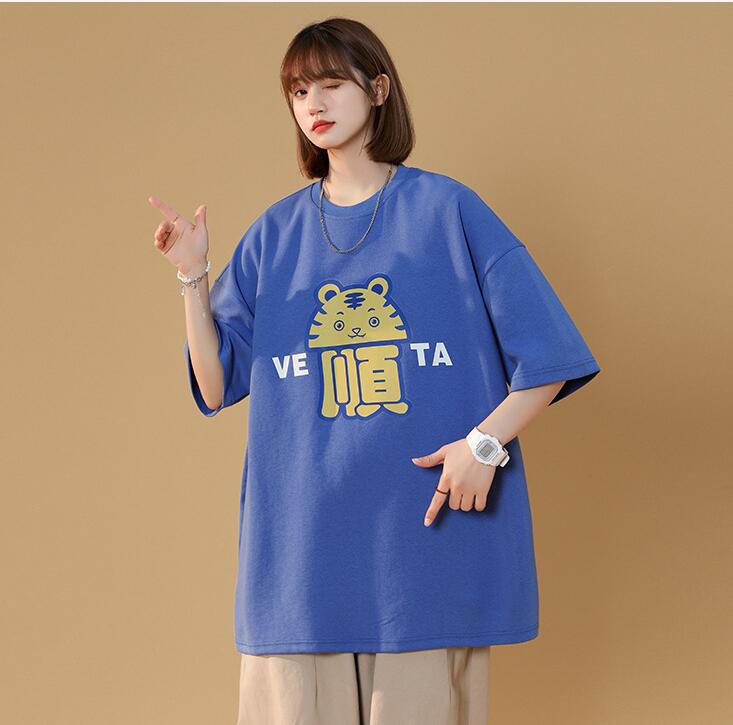 韓国風　レディース　半袖Tシャツ　新しい夏，気質，ファッションTシャツ　★S-3X