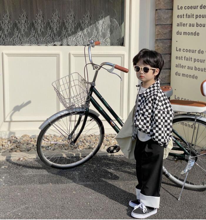 子供服 春と秋コート  韓国風 　男の子コートキッズ トップス ファッションコート ★90-140