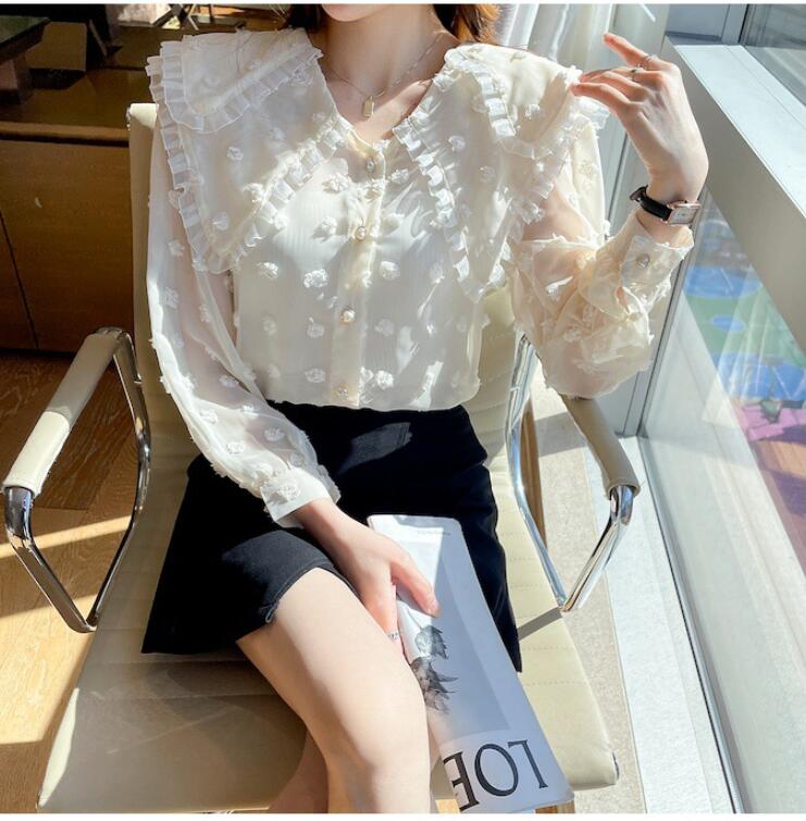 春秋レディースシャツ★韓国のシャツ★シャツ★ファッションシャツコート★S-2X