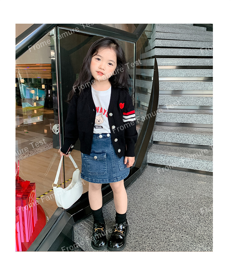 ニットコート、子供春着、子供セーター、トップス、ニットセーター、子供服