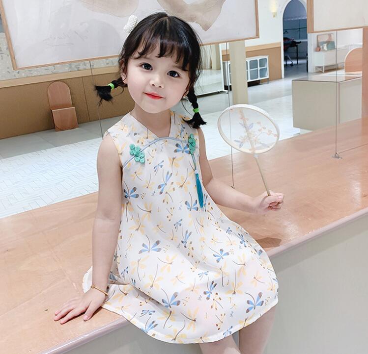 子供服夏服★女の子半袖ドレス★ファッションドレス子供夏服★韓国風子供夏服★90-130