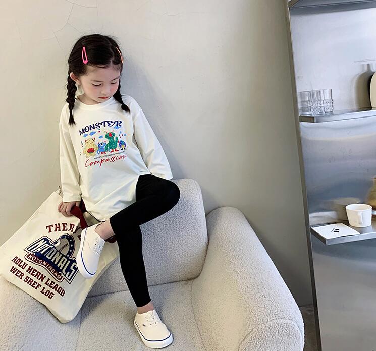 子供服早い春★女の子Tシャツ★ファッションTシャツ子供夏服★韓国風子供夏服★90-140