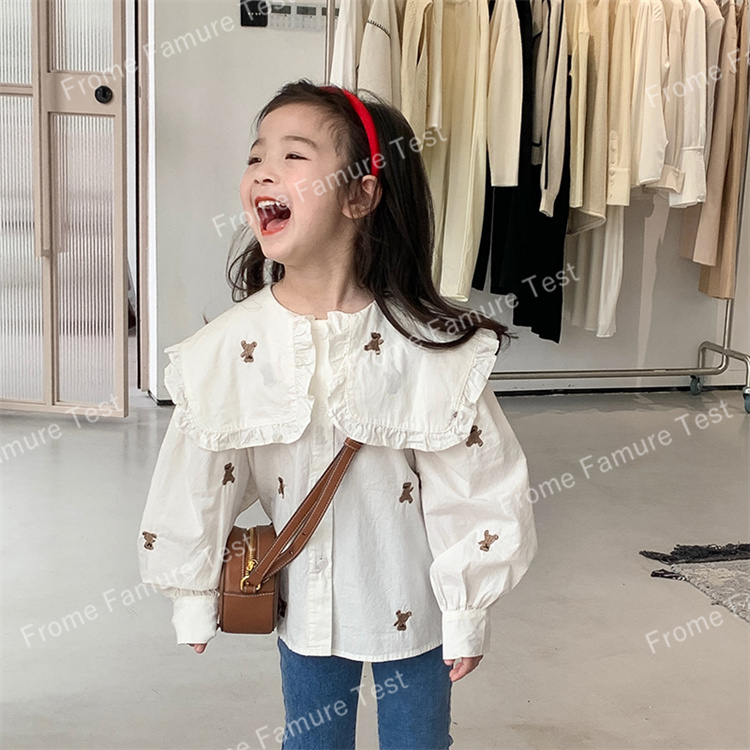 トップス、子供服、シャツ、春着、長袖、Tシャツ、韓国風