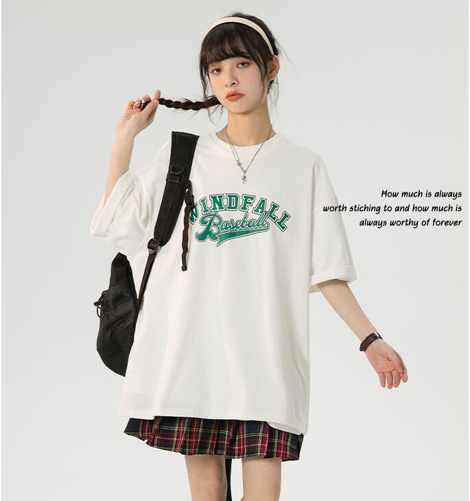 韓国風　レディース　半袖Tシャツ　新しい夏　カジュアル　ファッション半袖Tシャツ　★M-2XL