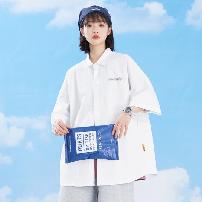 韓国風　レディース　半袖シャツ　新しい夏　カジュアル　ファッション半袖シャツ　★M-2XL