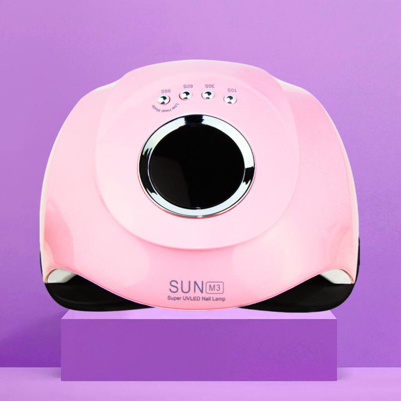 UV LED ネイルライト ネイルドライヤー ジェルネイルライト  180W 速乾 秒速硬化 強力照射  UVライト