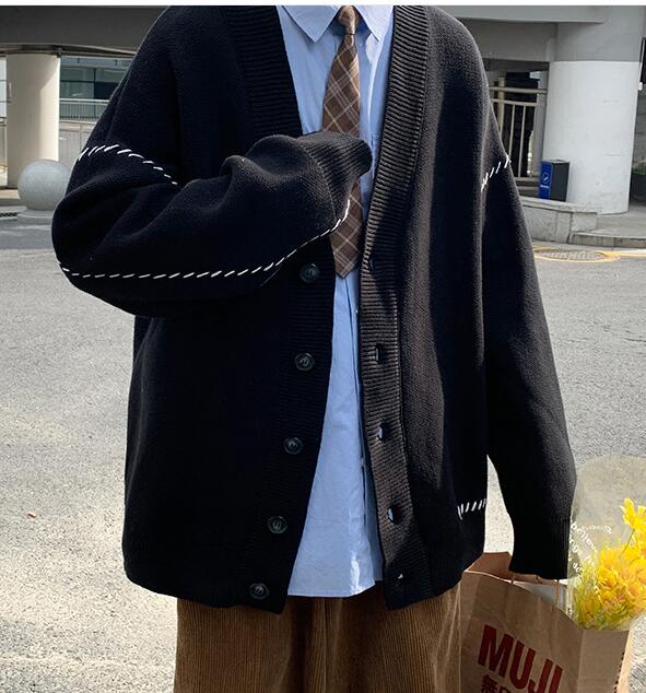 韓国風　新しいスタイル　長袖ニットトップ　セーター　メンズコート　カーディガン  パーカー