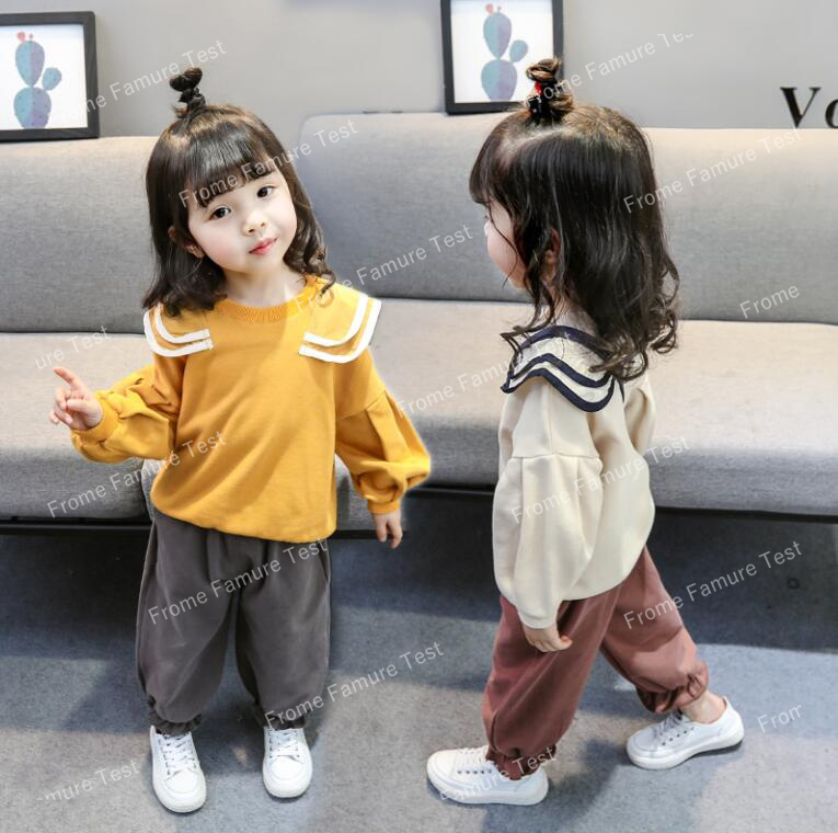 新しい春と秋の女の子のパーカートップかわいいパーカー子供ファッション★80-120