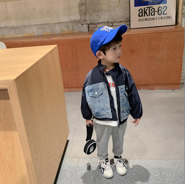 子供服 春と秋コート  韓国風 　男の子コートキッズ トップス ファッションコート ★80-140