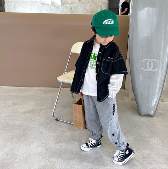 子供服 春と秋カウボーイコート  韓国風 　男の子コートキッズ トップス ファッションコート ★90-140