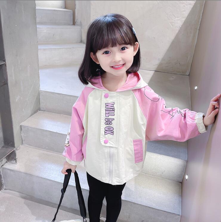 子供服 春と秋コート  韓国風 　女の子コートキッズ トップス ファッションコート ★90-130