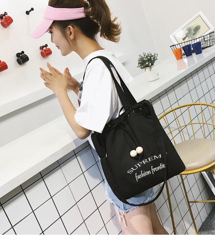 韓国風ショルダーバッグ★ファッションキャンバスバッグ★ハンドバッグ★ エコバッグ