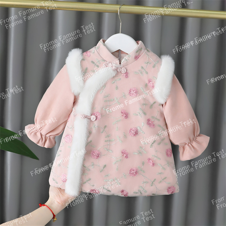 ワンピース キッズ 子供服 女の子 秋冬 キッズワンピース   子供ドレス