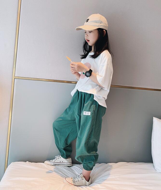 子供服夏服★女の子半袖Tシャツ★ファッショ半袖Tシャツ子供夏服★潮流子供夏服★110-160