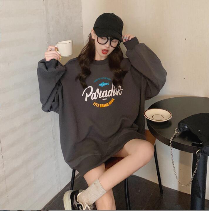 韓国風　レディース　パーカー　春秋新作　カジュアル　ファッションパーカー　ブラウス★M-XL