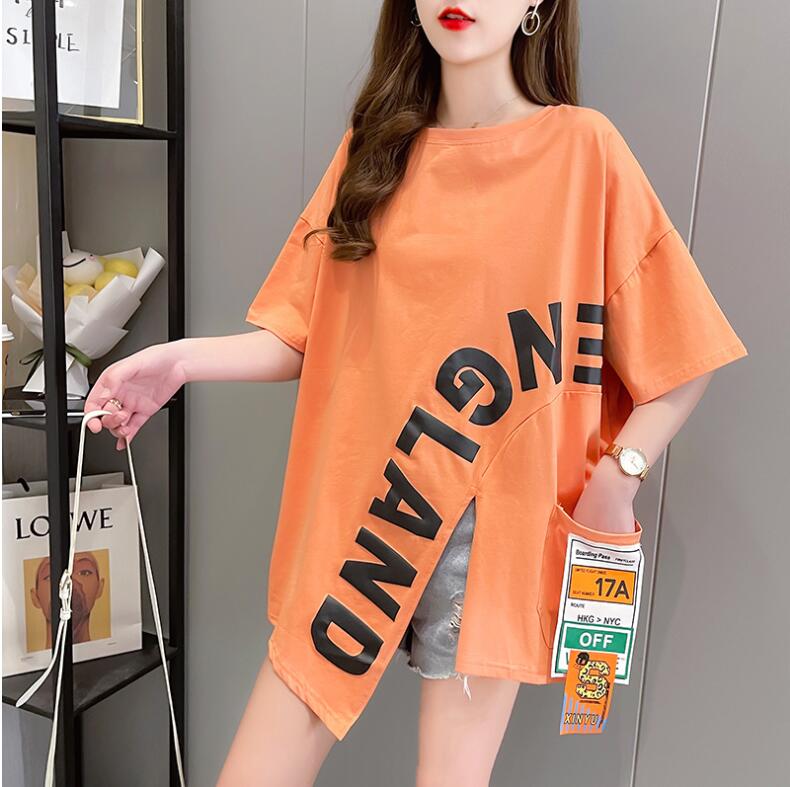 韓国風　レディース　半袖Tシャツ　新しい夏　カジュアル　ファッション半袖Tシャツ　★M-XL