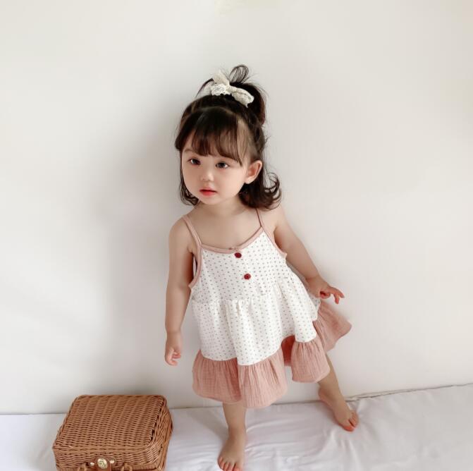 超人気　夏★スリップドレス★赤ちゃん 夏服★ファッション赤ちゃんドレス★66-100