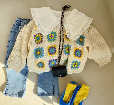 子供用服装　カーディガン　ニットトップス　80-130