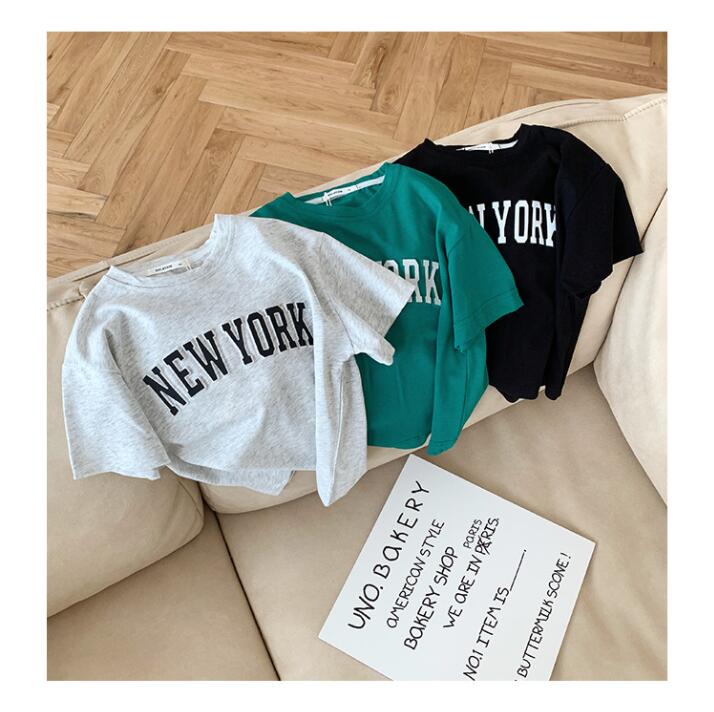 子供服夏新しい★男の子半袖Tシャツ★韓国風Tシャツ★ファッションTシャツ★90-150